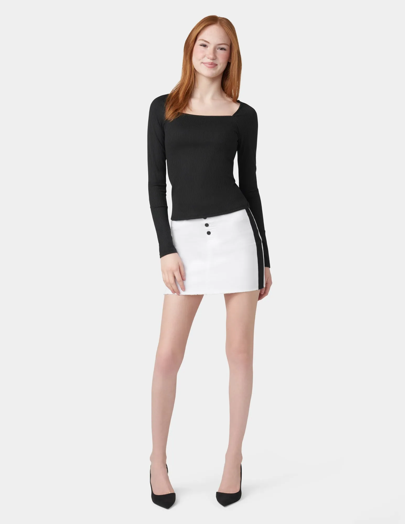 HUE Women's Denim Jean Skirt
