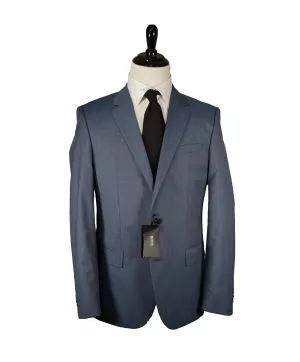 HUGO BOSS - Medium Blue Check Suit - 40R