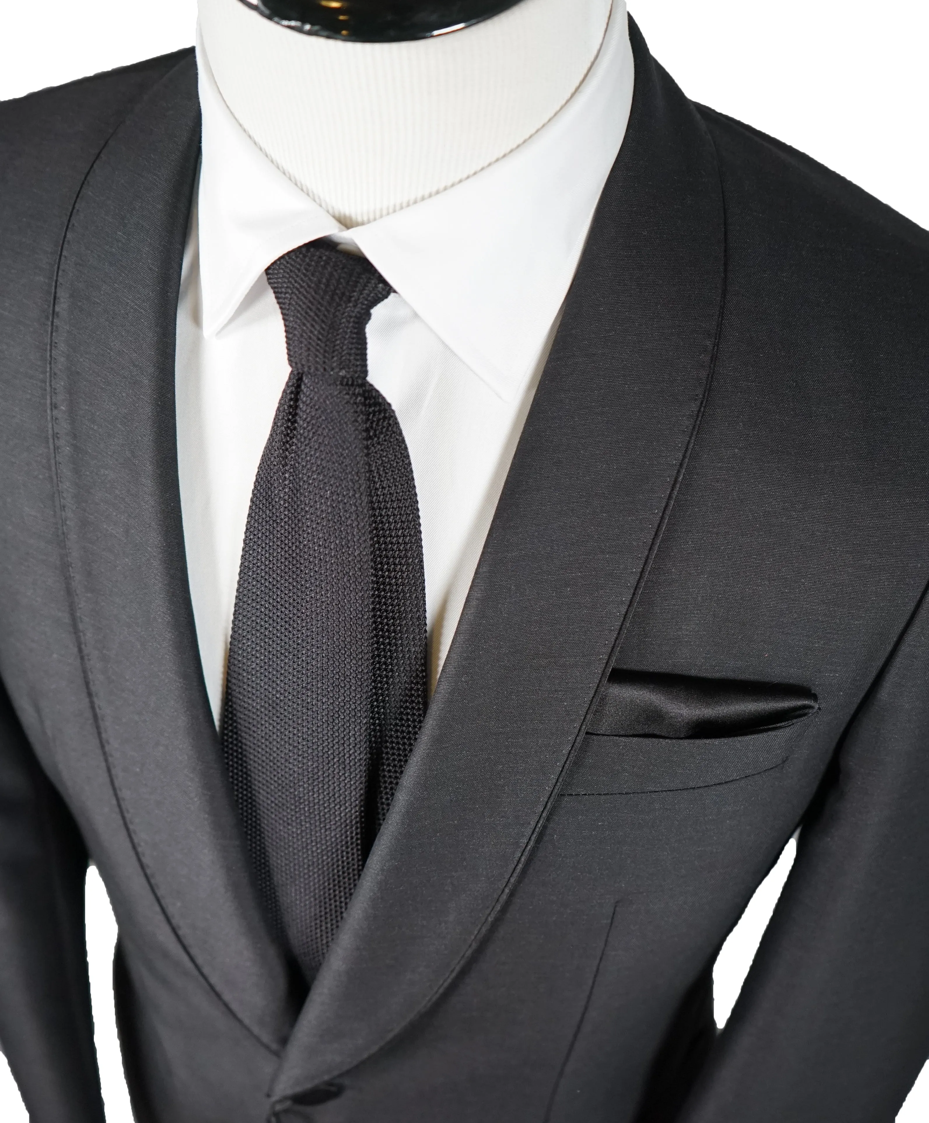 HUGO BOSS - Shawl Collar Satin tipped 1-Button Tuxedo Suit - 38R