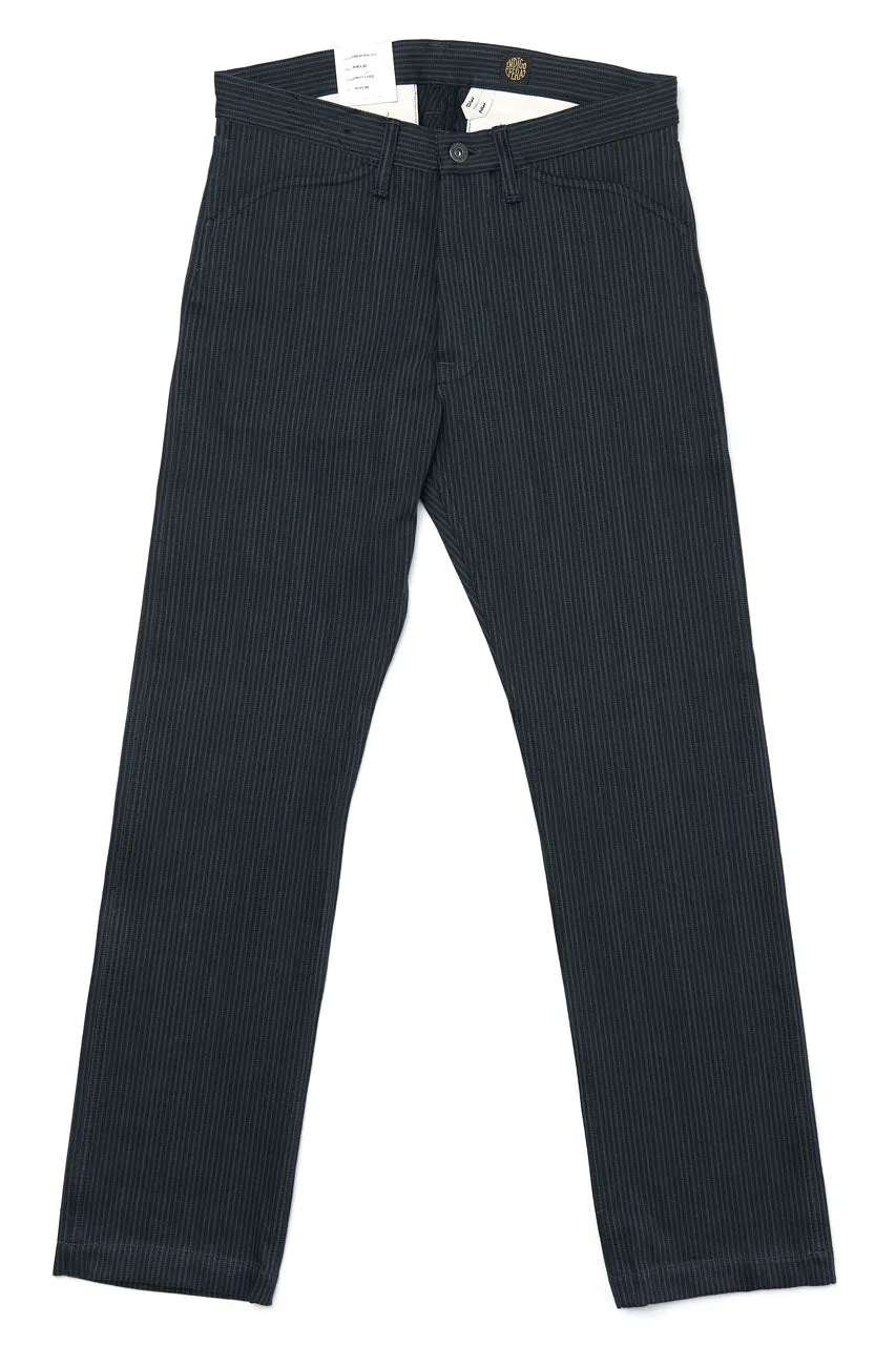 Indigofera Jeans Swearengen Pants Hickory Stripe Black / Grey