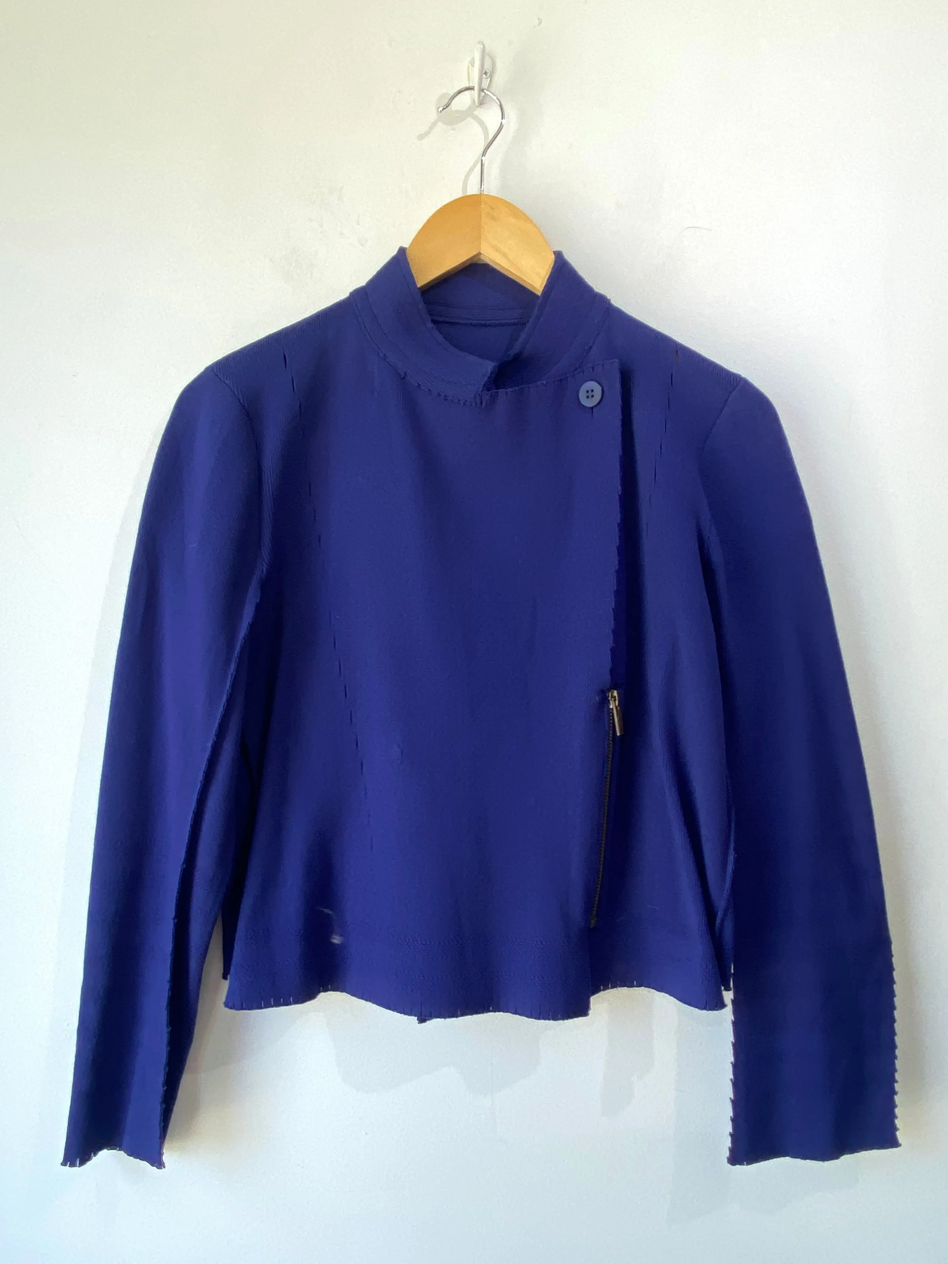 Issey Miyake A-POC Royal Blue Knit Pantsuit