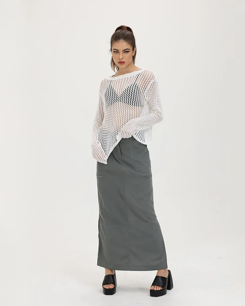Italian Coast Knit Crochet Sweater