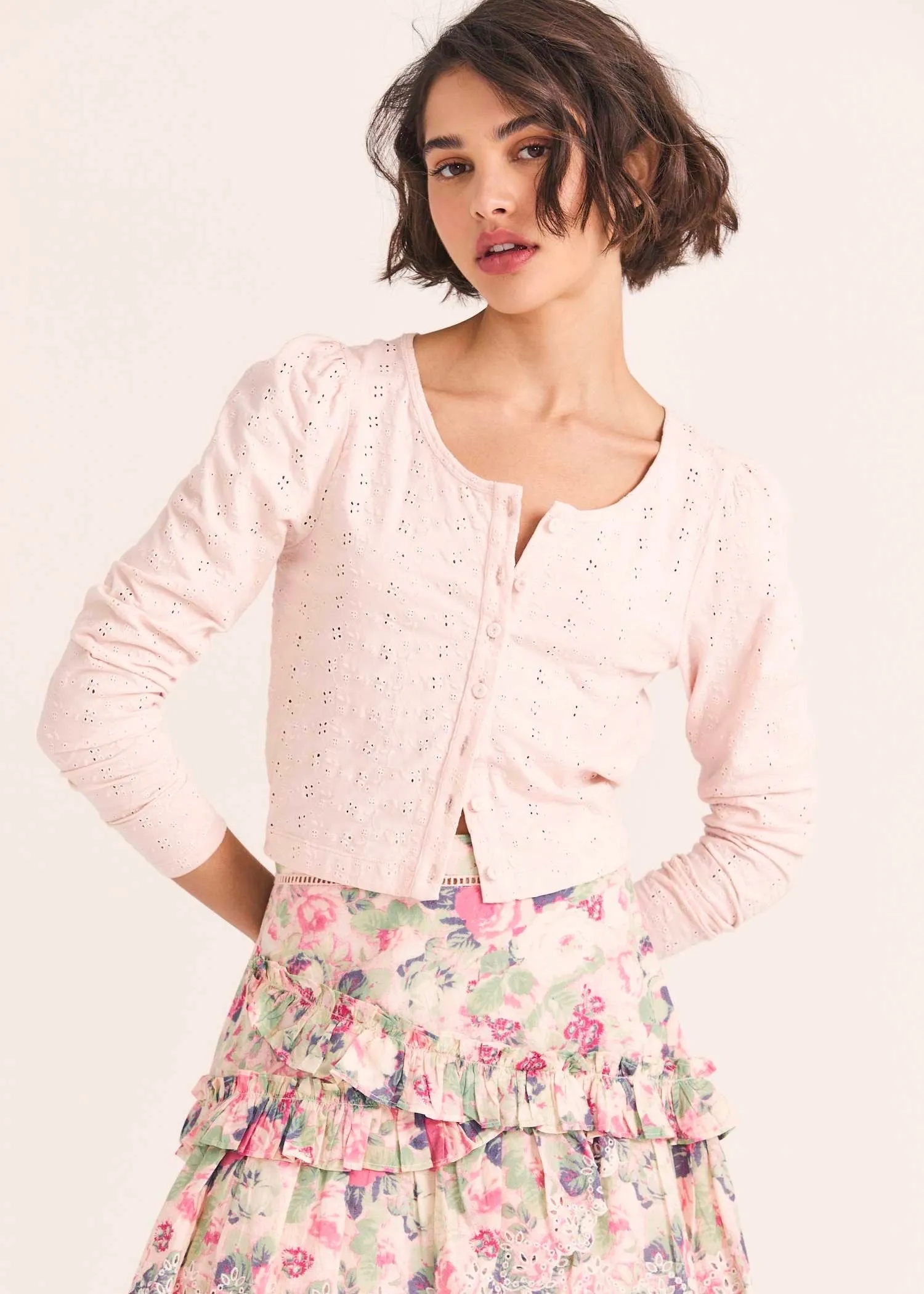 Jonah Crop Cardigan (Quartz)