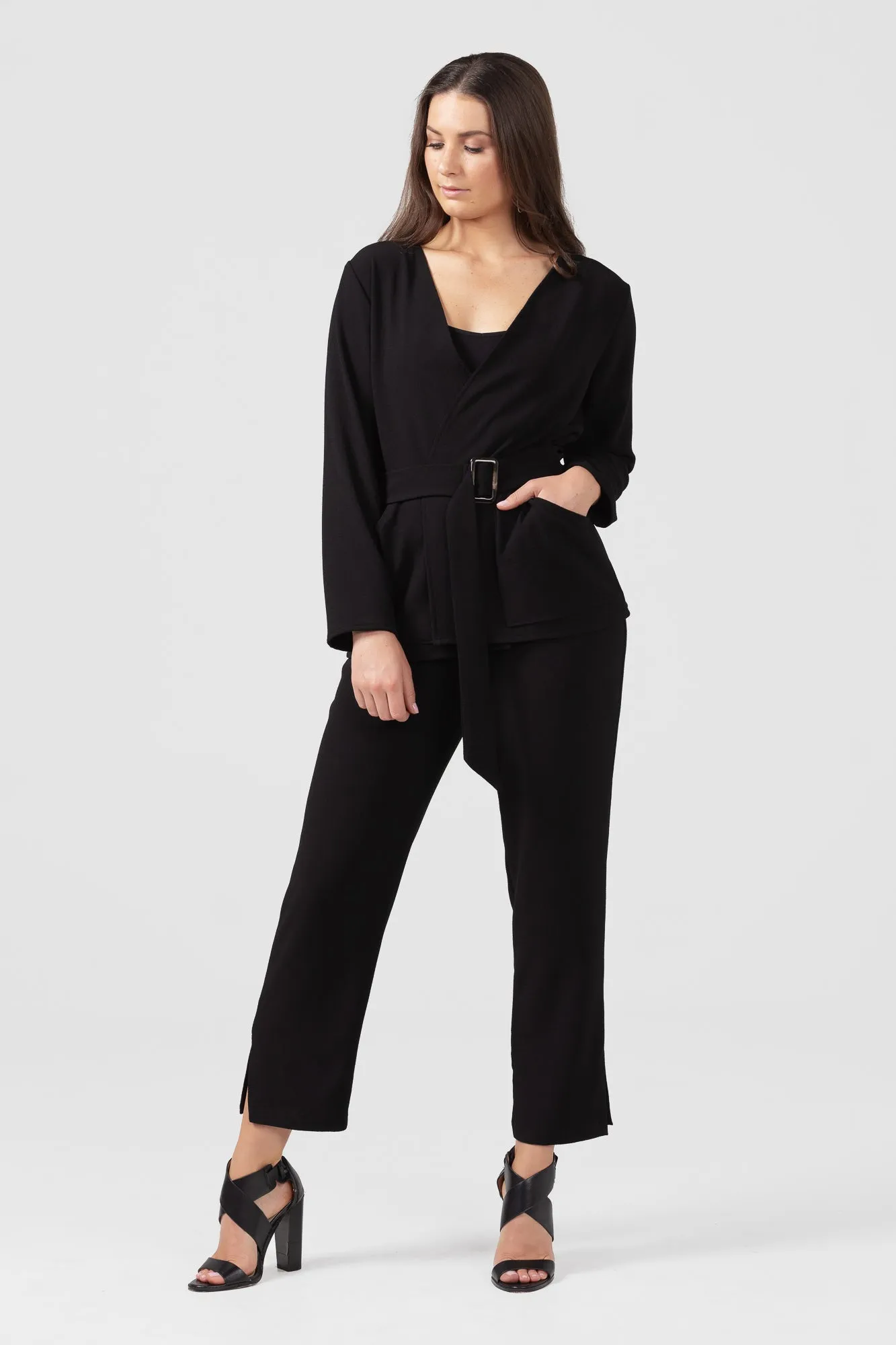 Khaki Slim Leg Casual Pant