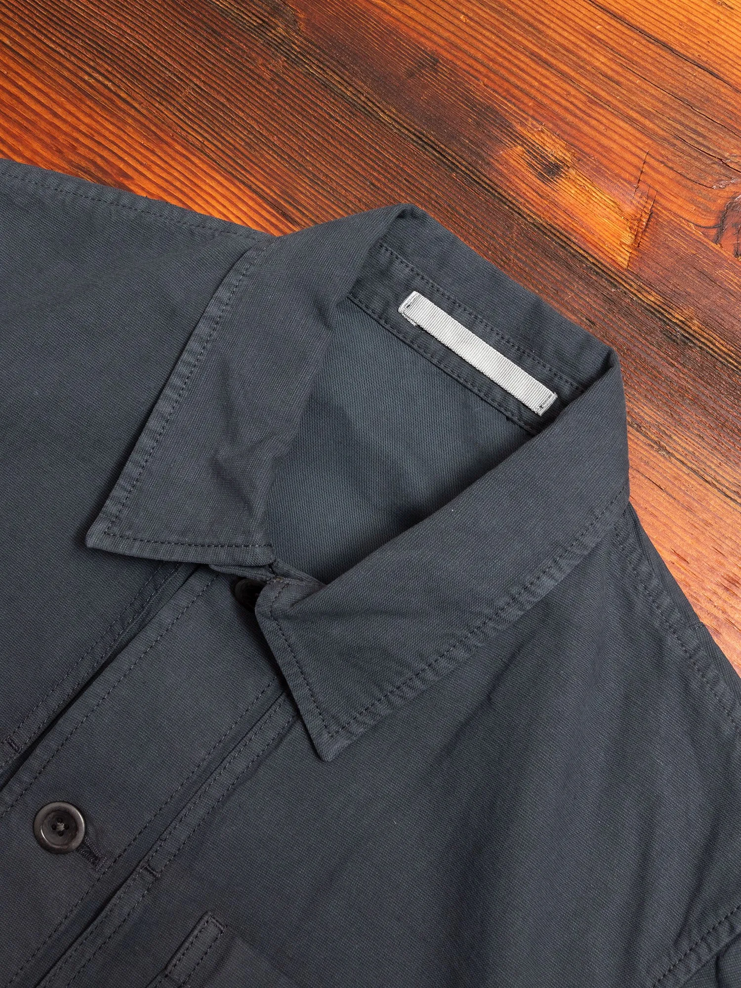 Kyle Cotton Linen Jacket in Slate Grey