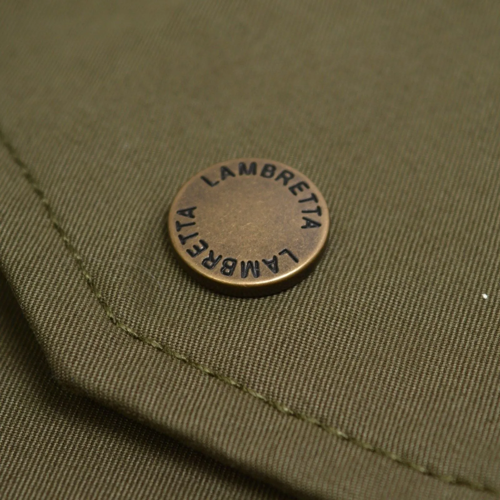 Lambretta Mens M-65 Military Jacket - Khaki