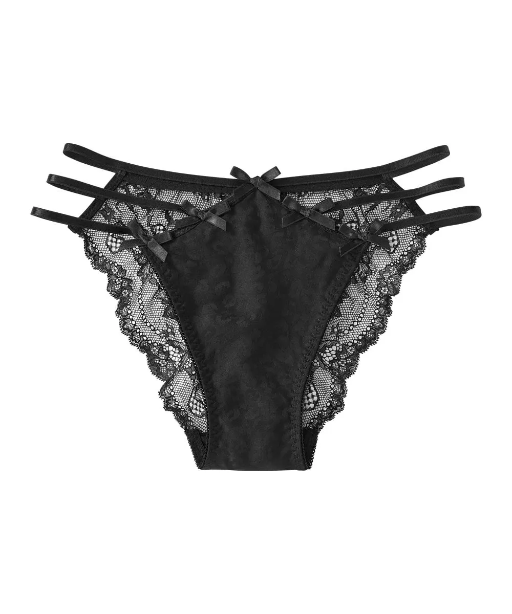 Leopard Satin Cheeky Panty