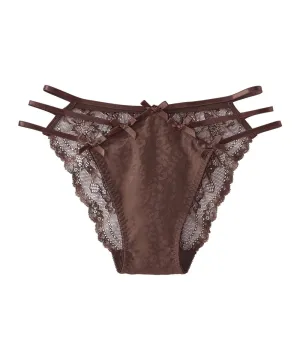 Leopard Satin Cheeky Panty