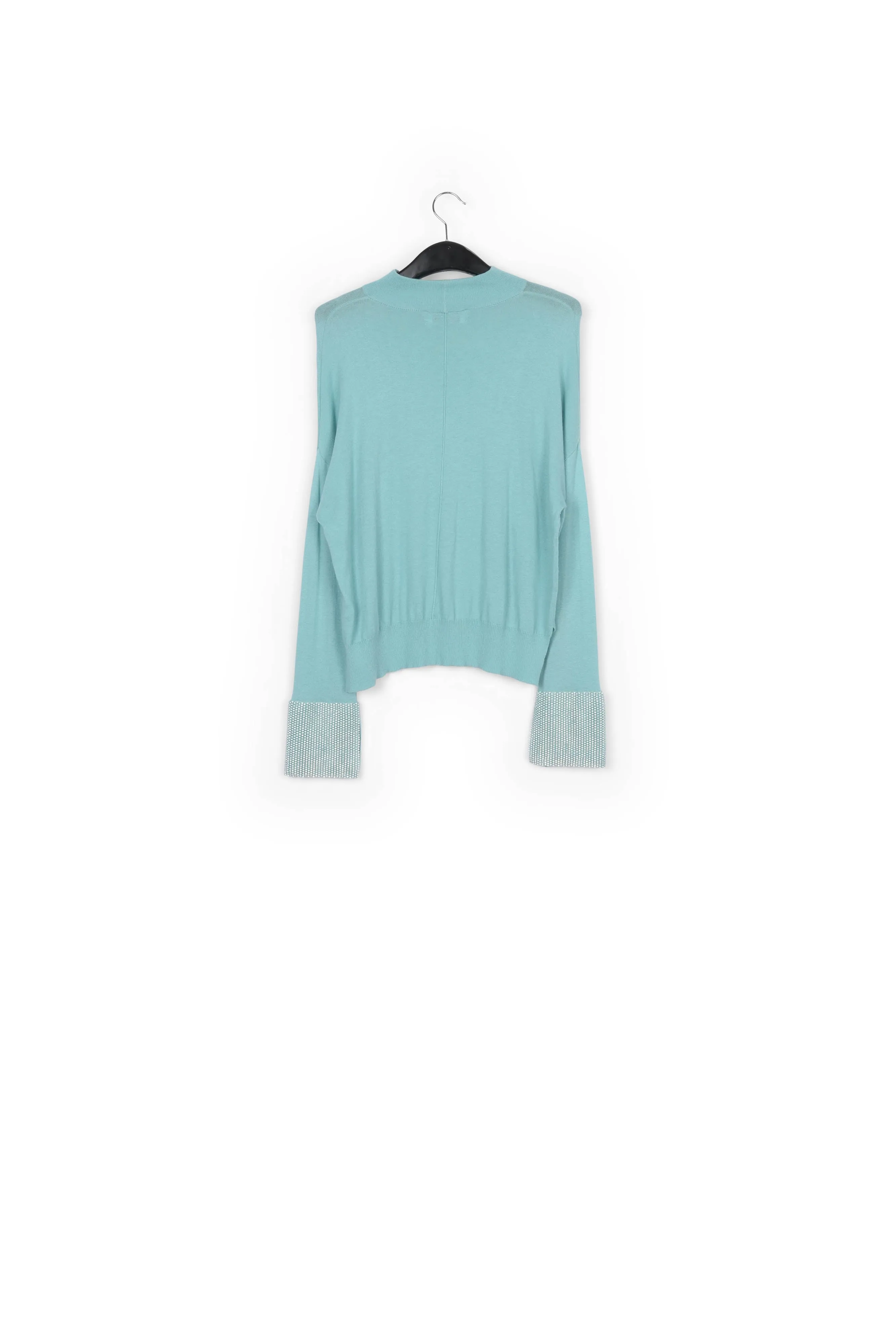 Light blue turtleneck sweater
