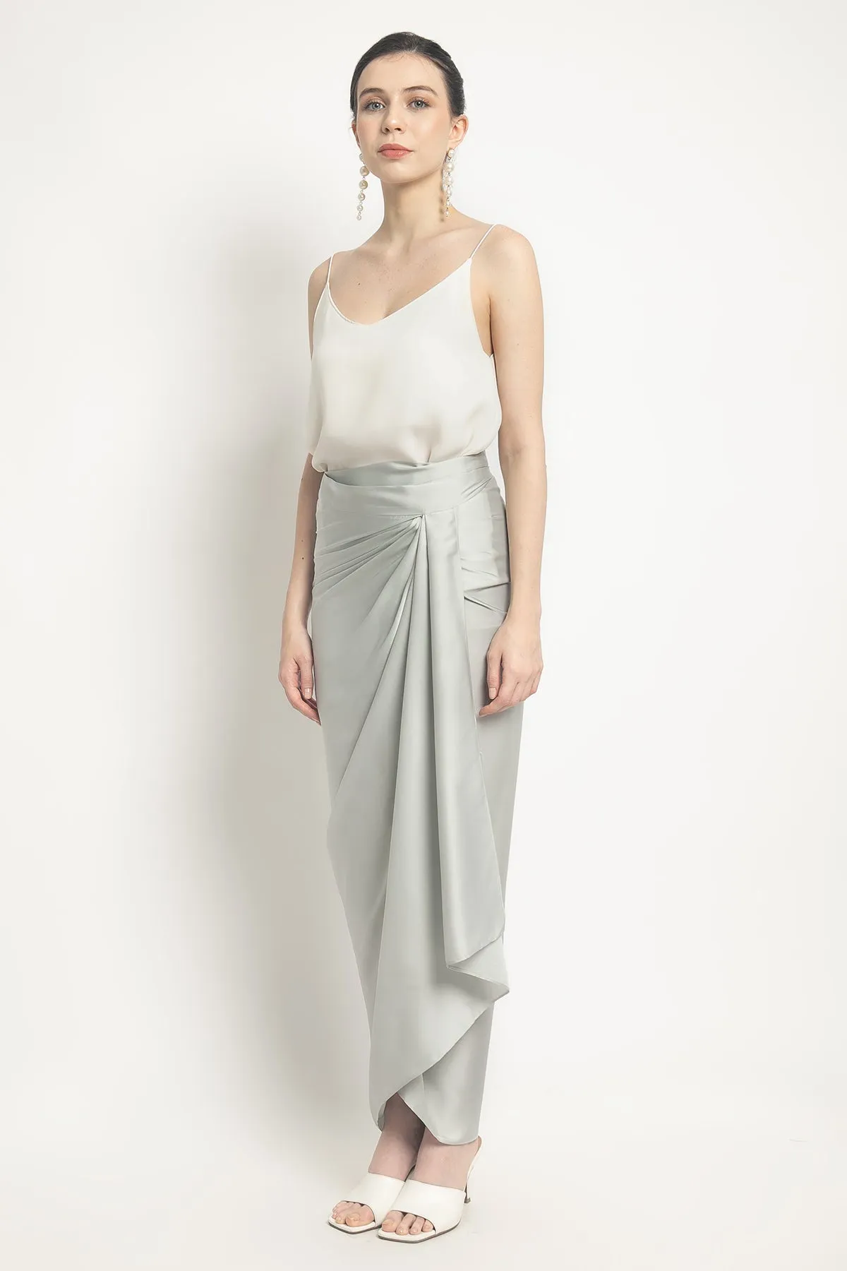 Lilit Skirt in Silver Grey