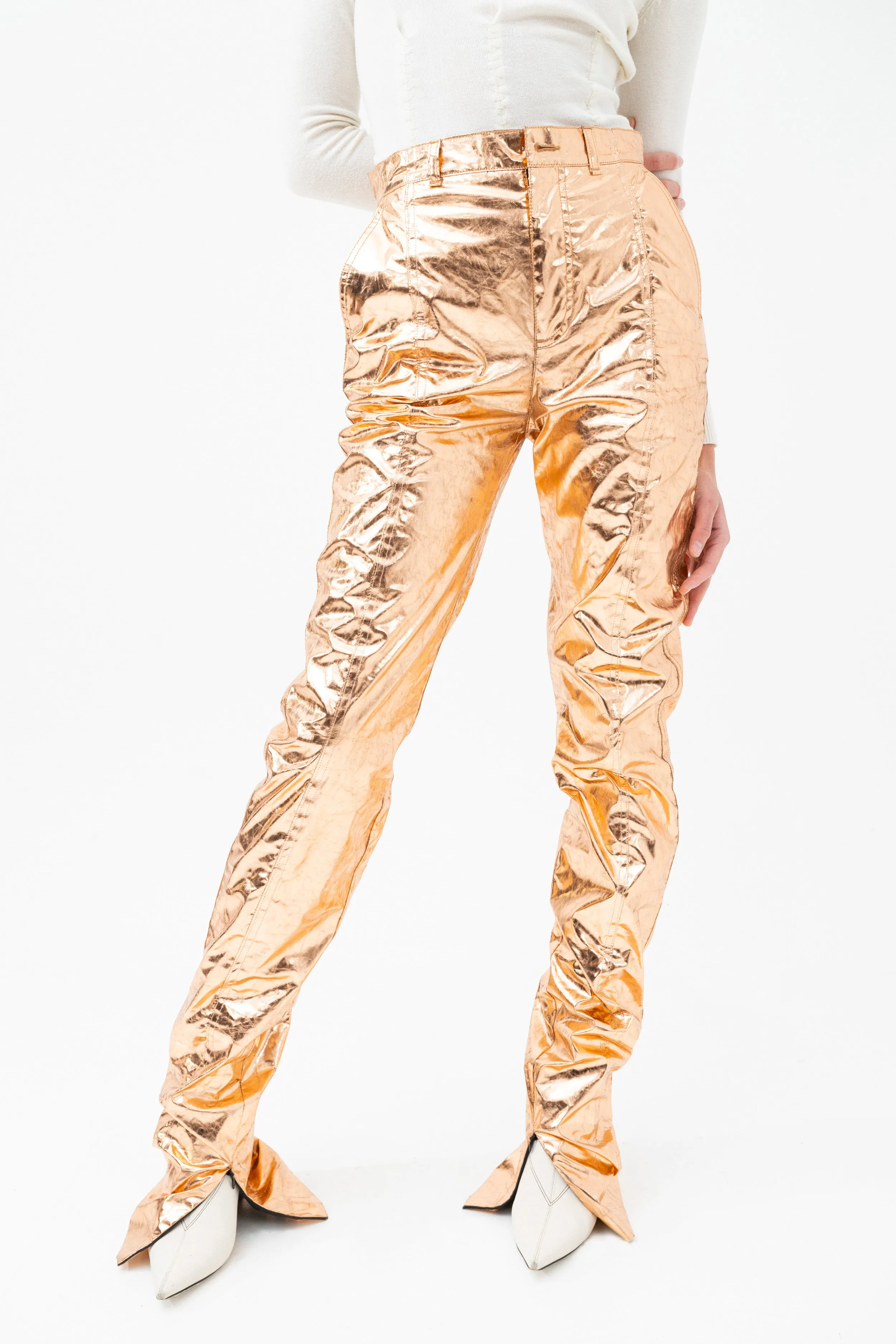 LONG GOLDEN PANTS