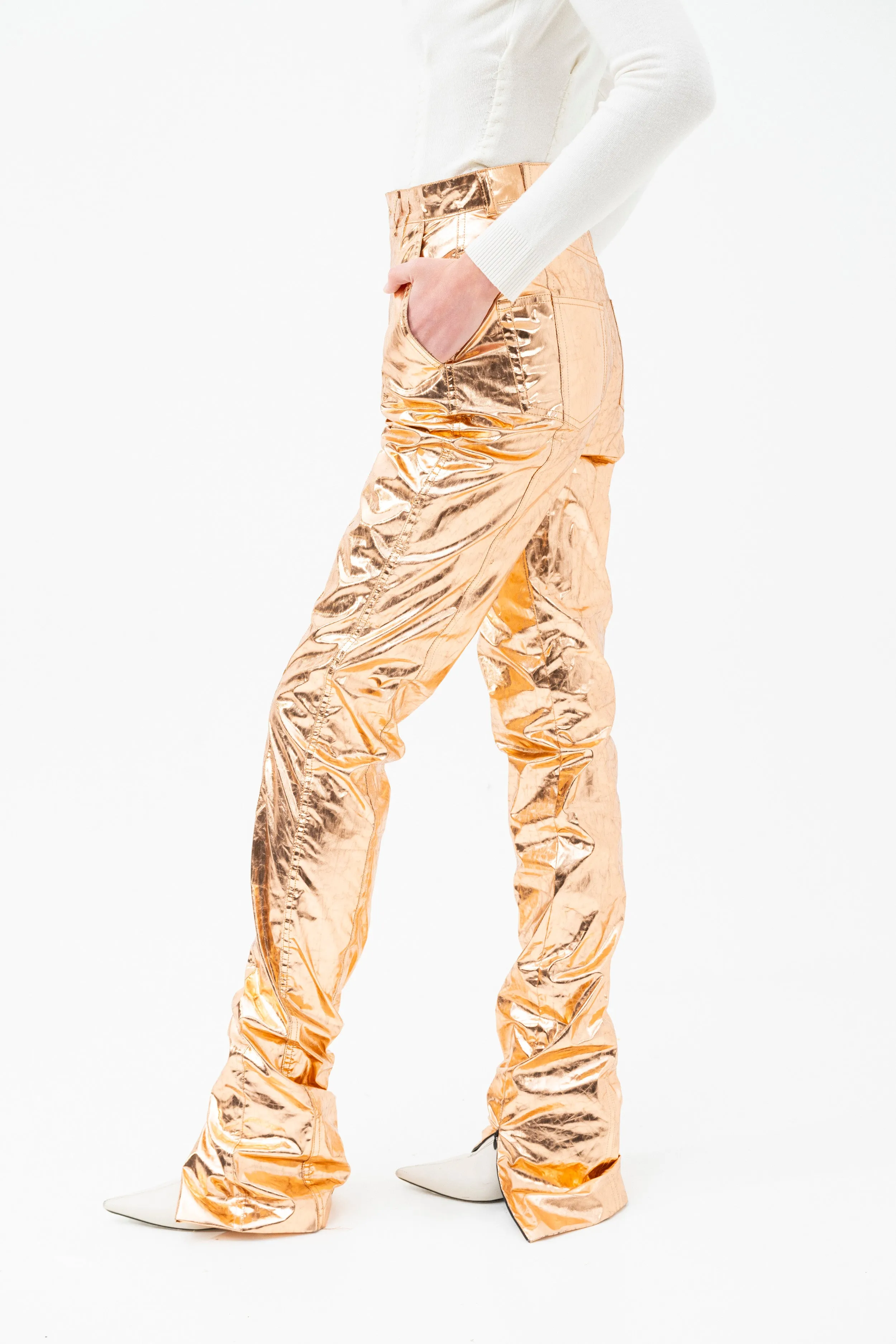 LONG GOLDEN PANTS