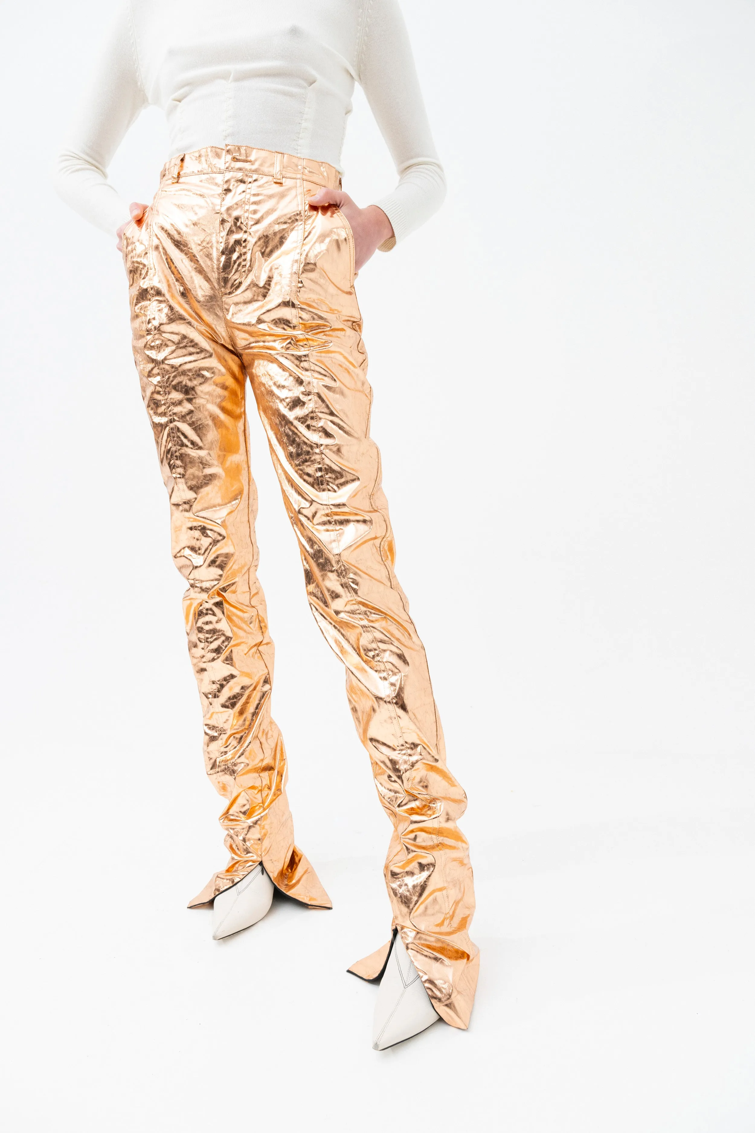LONG GOLDEN PANTS