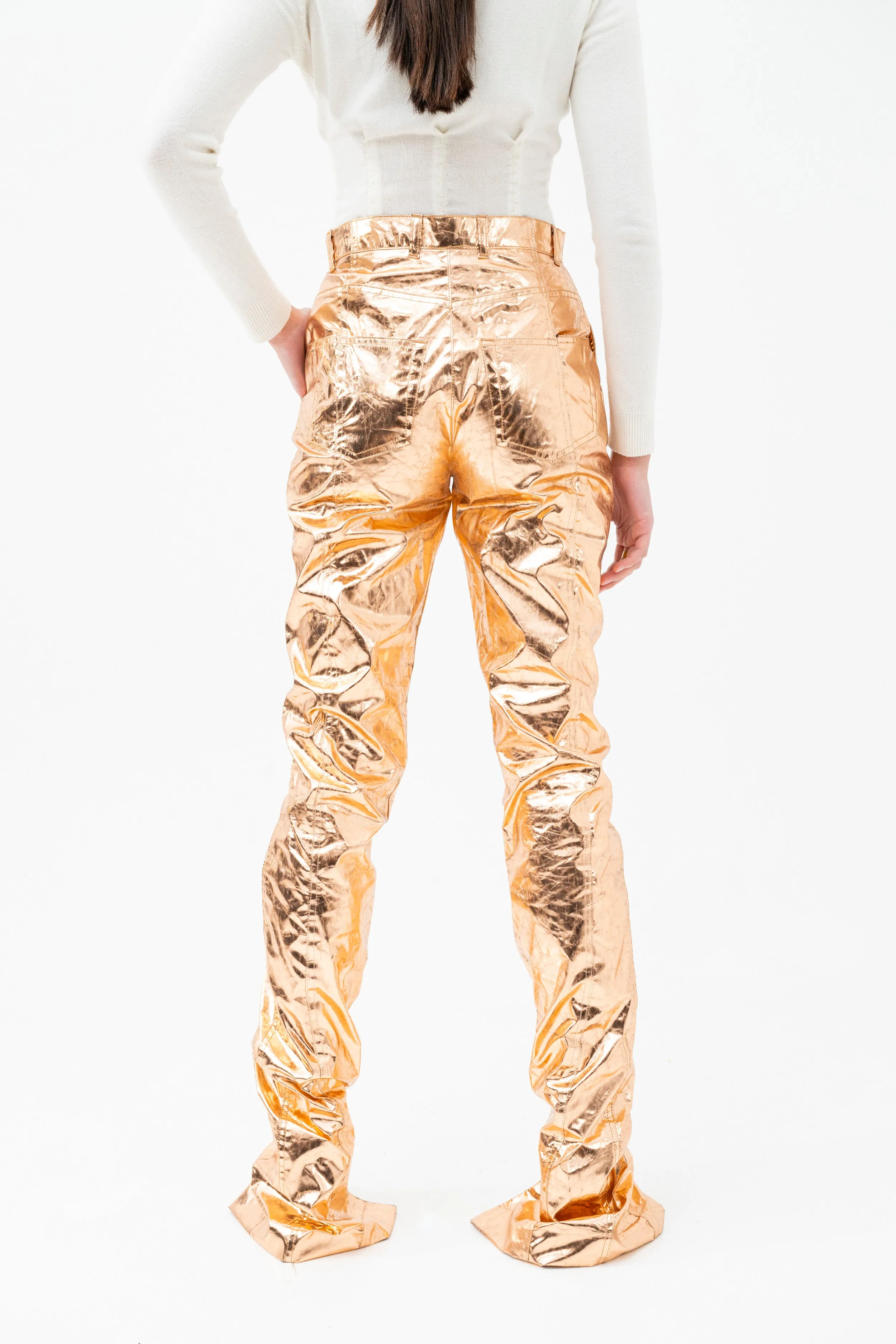 LONG GOLDEN PANTS