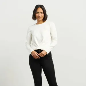 L/S Twist Tee -Ivory