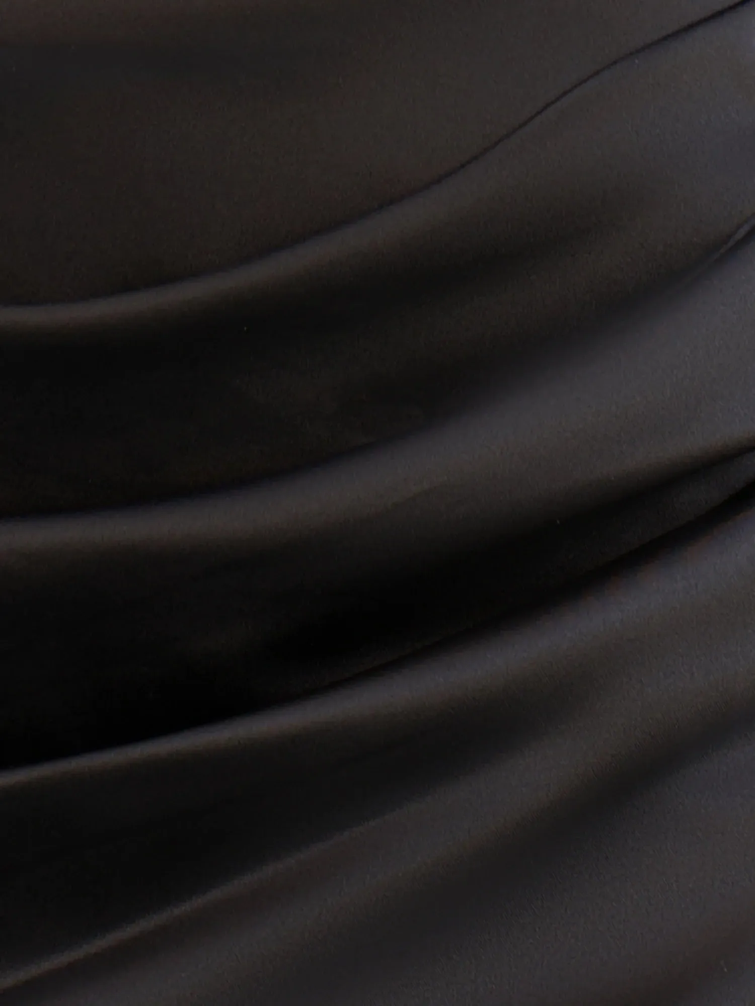 Lucy | Black Satin Off The Shoulder Short Homecoming Dress