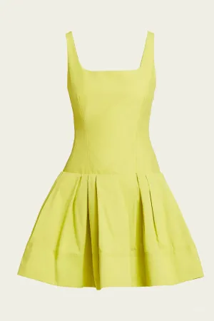 Lucy Sleeveless Mini Dress in Yellow Plum