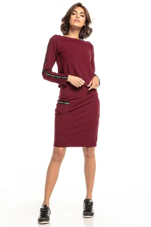 Luxurious High-Waisted Knit Skirt