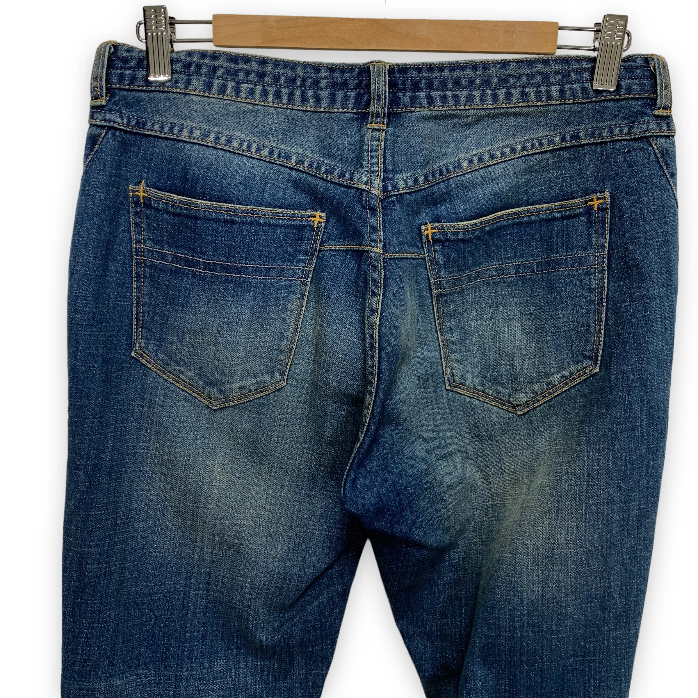 [M] Number Nine Distressed Denim Skinny Cut Denim Jeans
