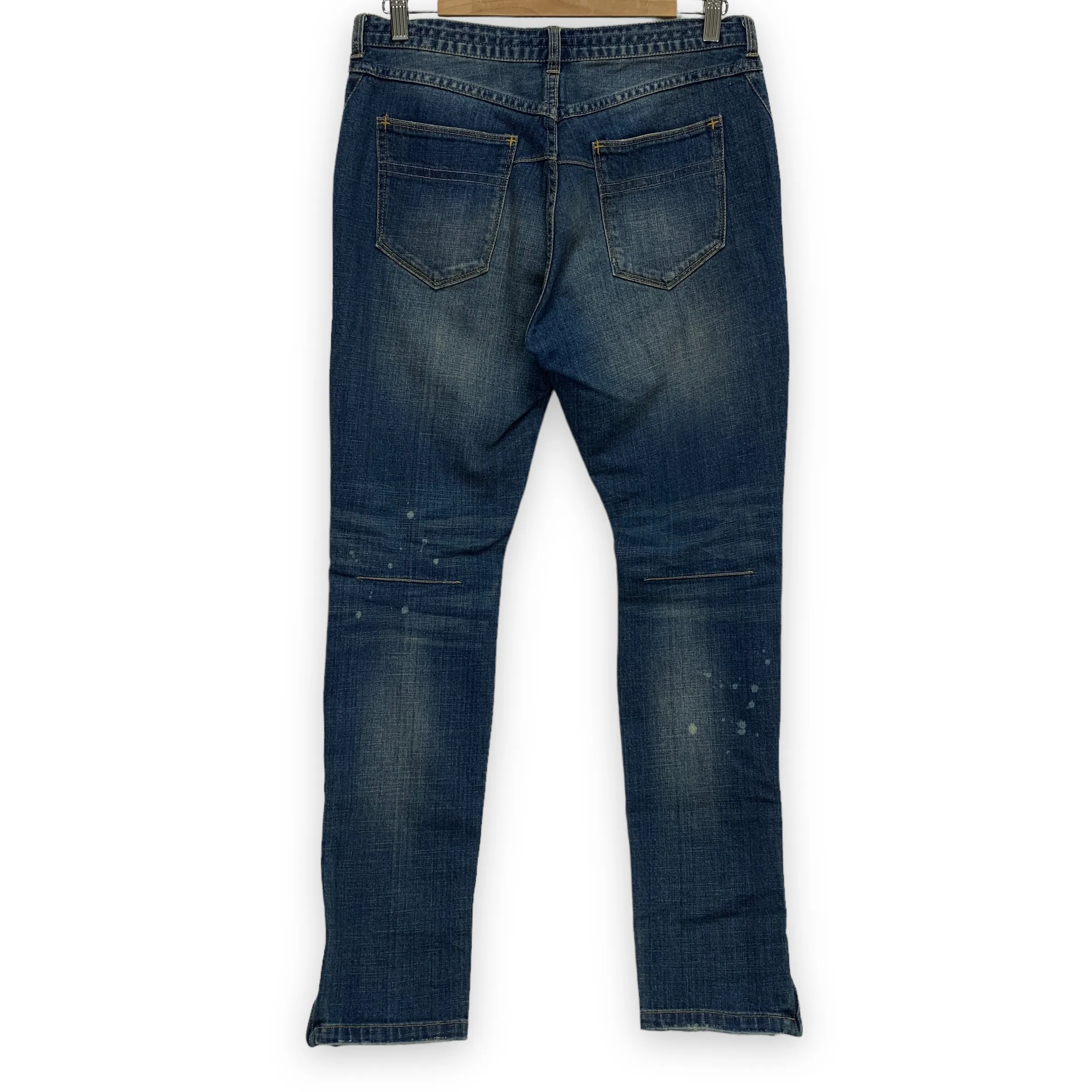 [M] Number Nine Distressed Denim Skinny Cut Denim Jeans