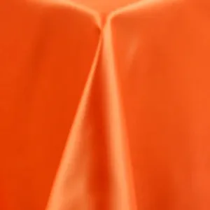 Matte Satin (Peau de Soie) Duchess Fabric Bridesmaid Dress. Sold By The Yard. Orange