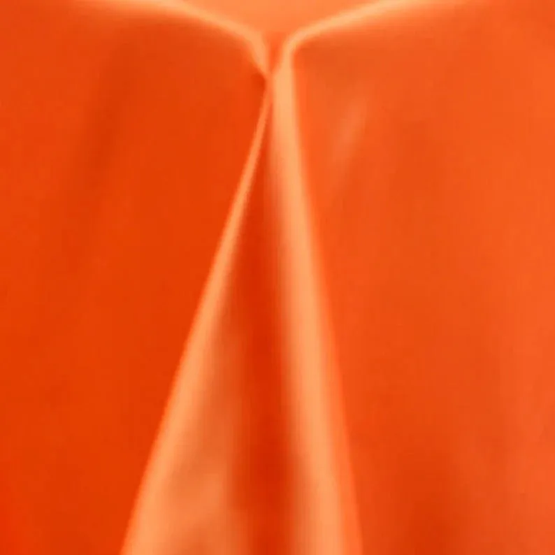 Matte Satin (Peau de Soie) Duchess Fabric Bridesmaid Dress. Sold By The Yard. Orange