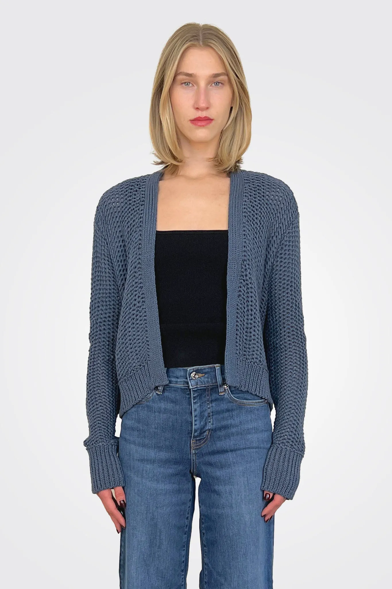 Maura Cropped Cardi - Twilight Sky