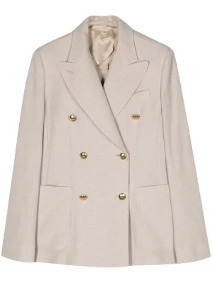 MAX MARA Women's Mini Double-Breasted Cotton Jacket for Spring 2025