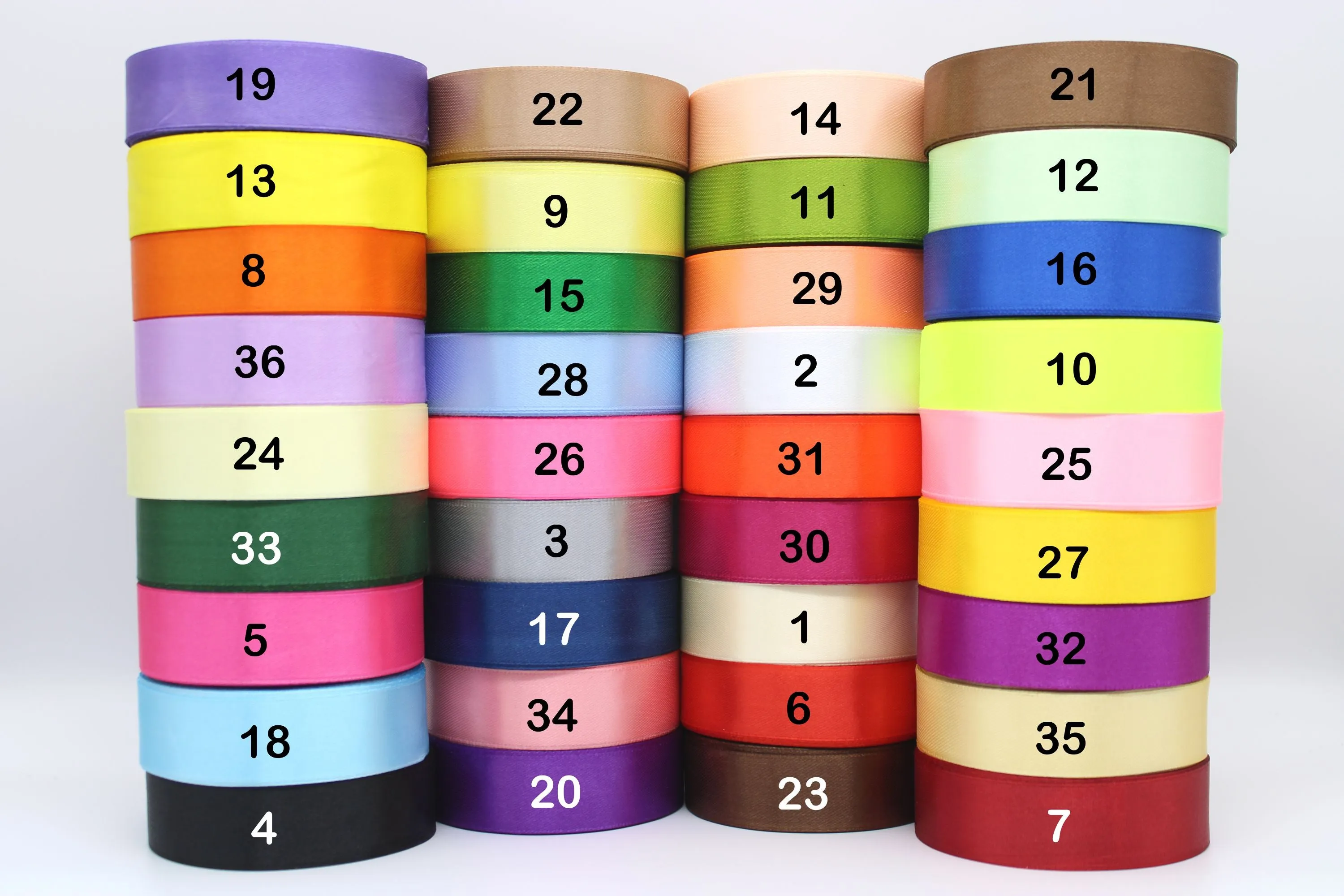 Medium, Purple, 32,  Single face Ribbon available in 15, 20, 25, 40, and 50 mm for Ribbon Skirts, Shirts, Crafts, Weddings and gifts