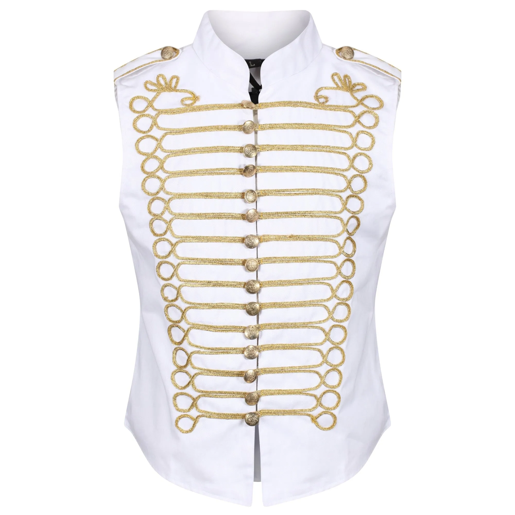 Men's Military Hussar Sleeveless Vest Jacket