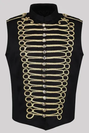 Men's Military Hussar Sleeveless Vest Jacket