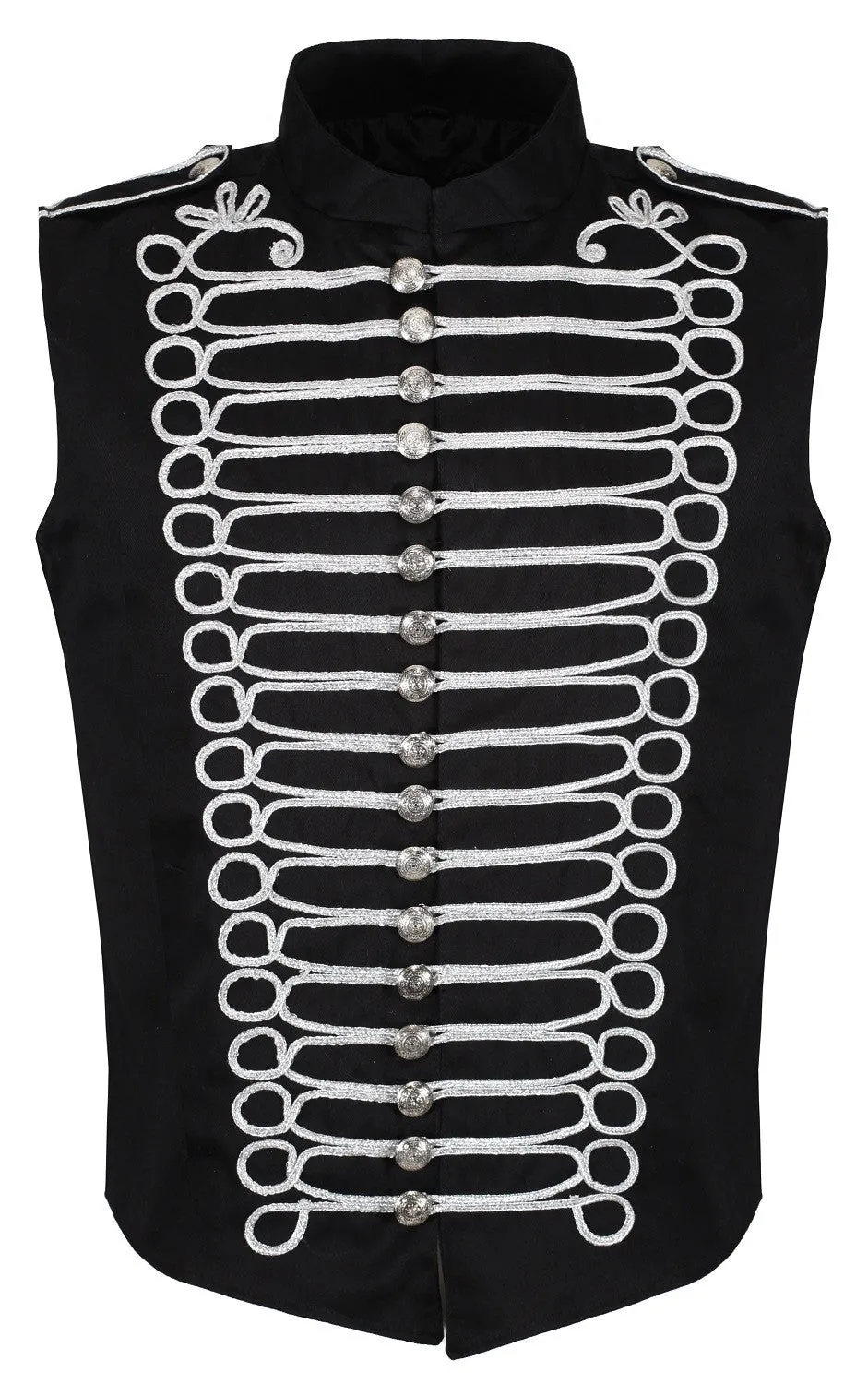 Men's Military Hussar Sleeveless Vest Jacket