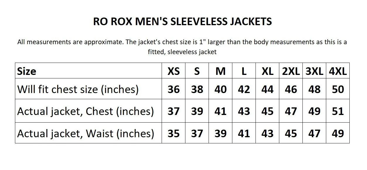 Men's Military Hussar Sleeveless Vest Jacket