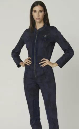 Military-style cotton jumpsuit