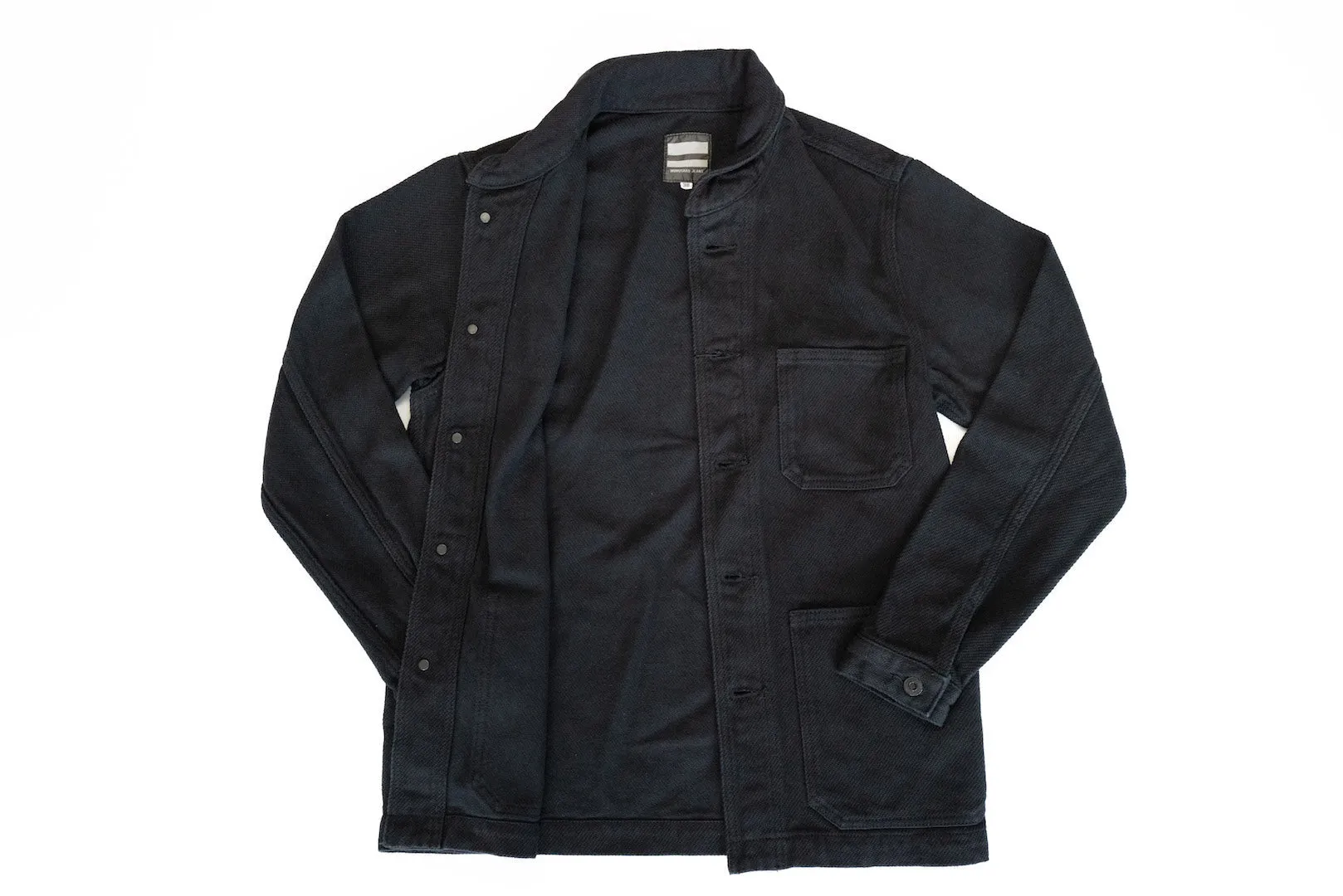 Momotaro 12oz Dobby Coverall Jacket (Black)