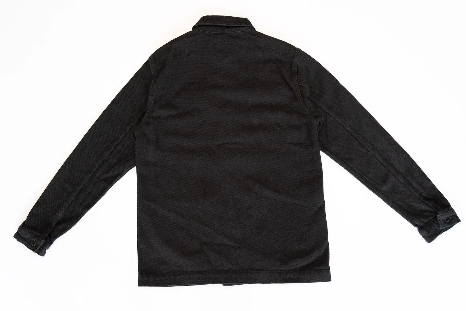 Momotaro 12oz Dobby Coverall Jacket (Black)