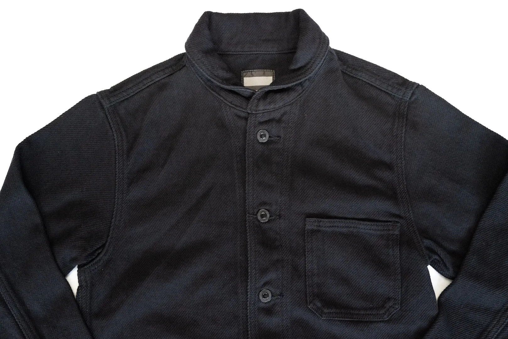 Momotaro 12oz Dobby Coverall Jacket (Black)