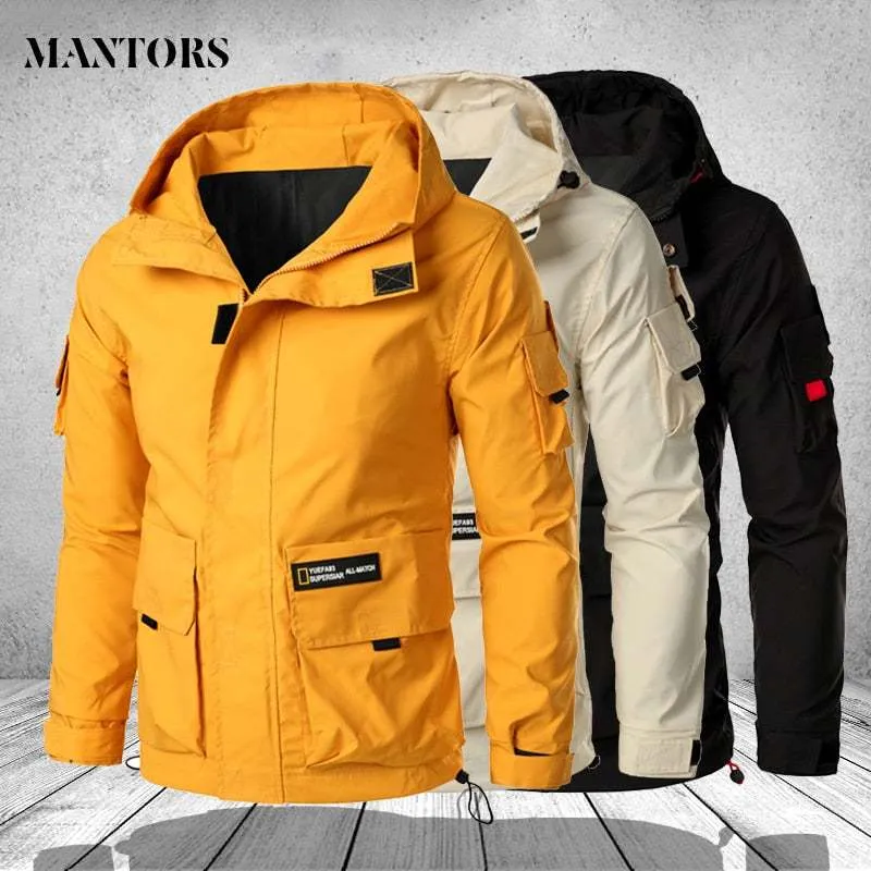 Multi Pockets Jackets Men's Military Mountain Hiking Windproof Coats