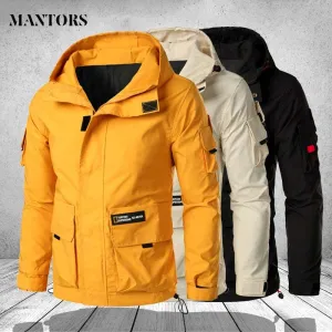 Multi Pockets Jackets Men's Military Mountain Hiking Windproof Coats