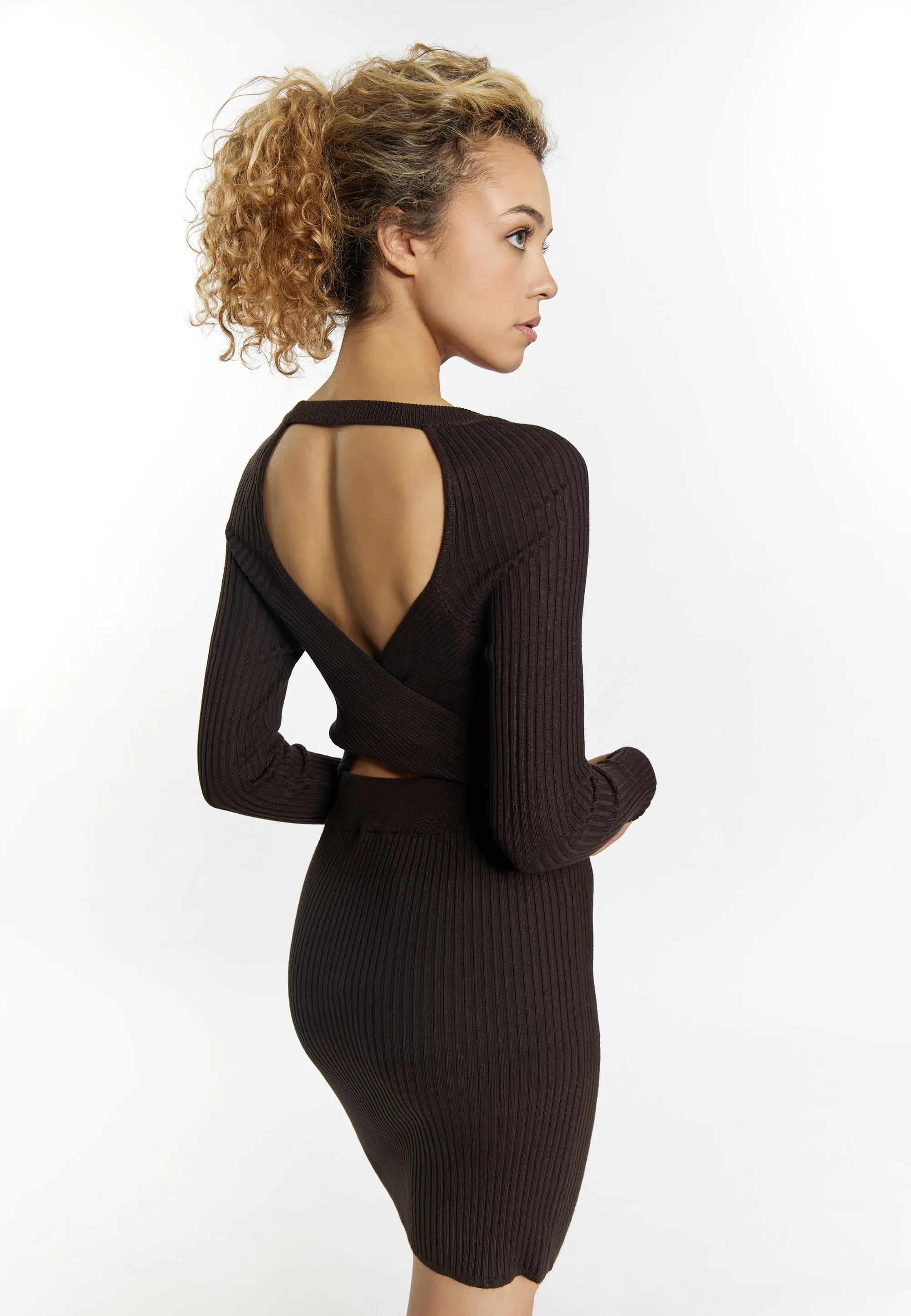 myMo at night Women's Backless Sweater