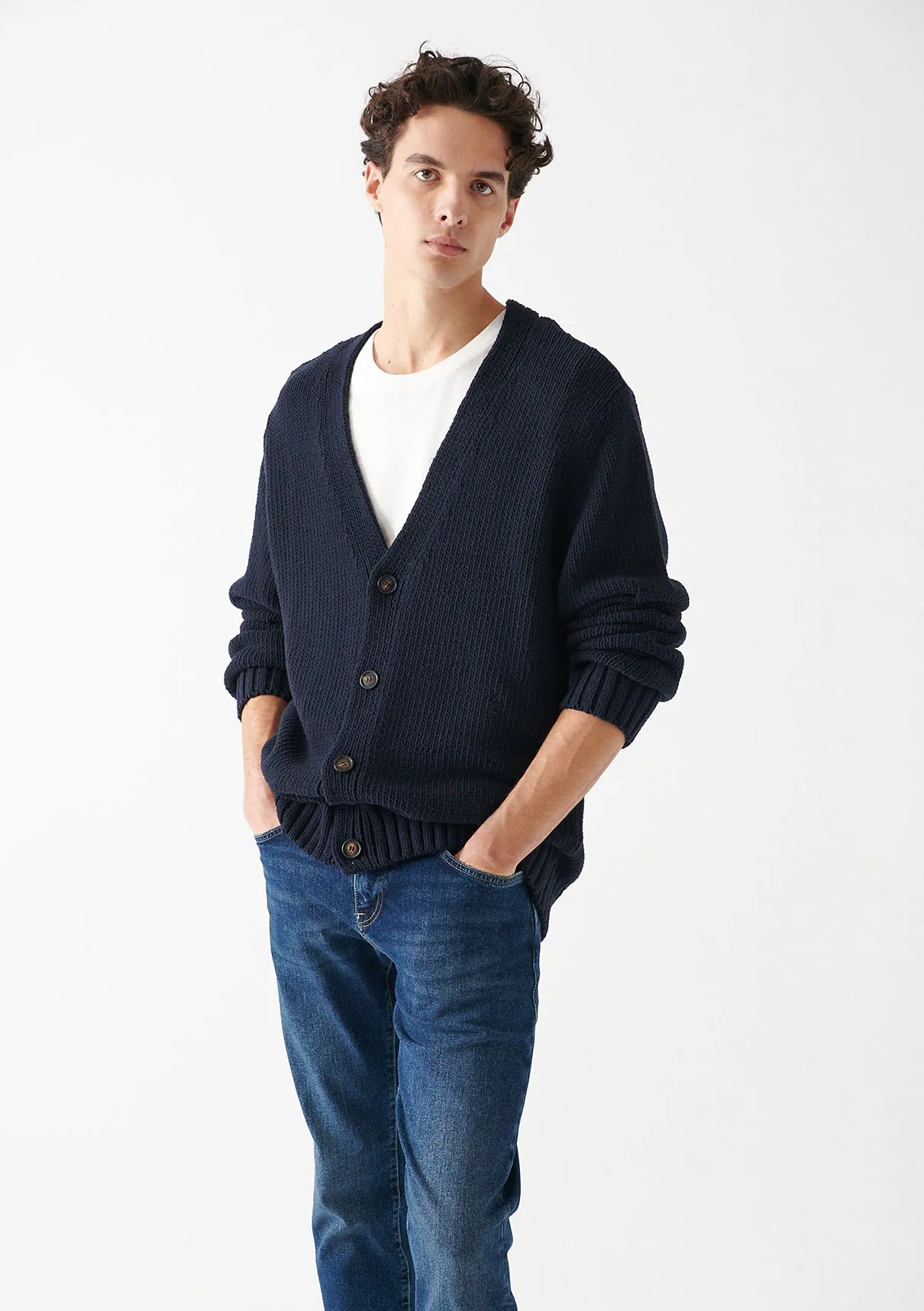Navy Cardigan