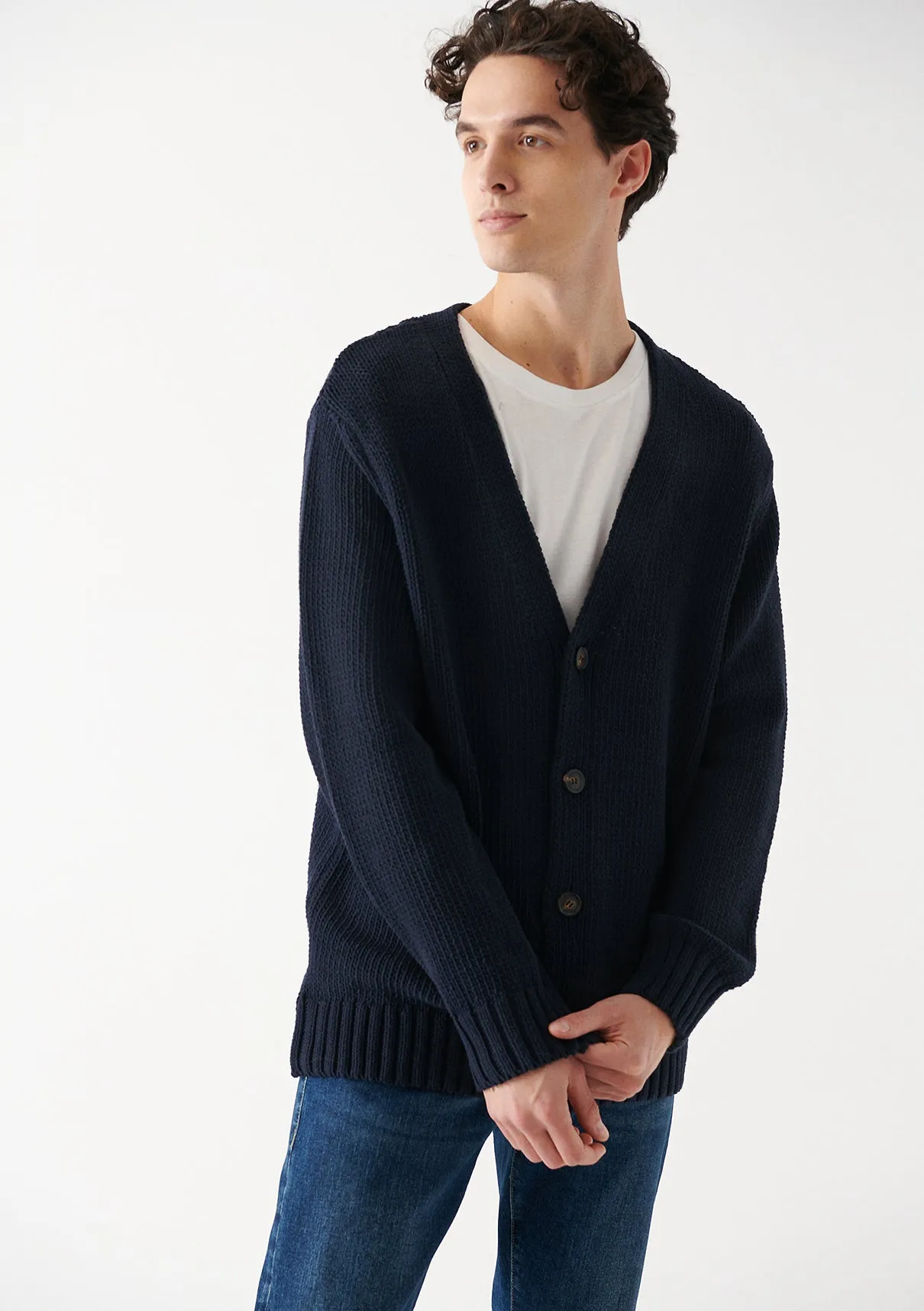 Navy Cardigan