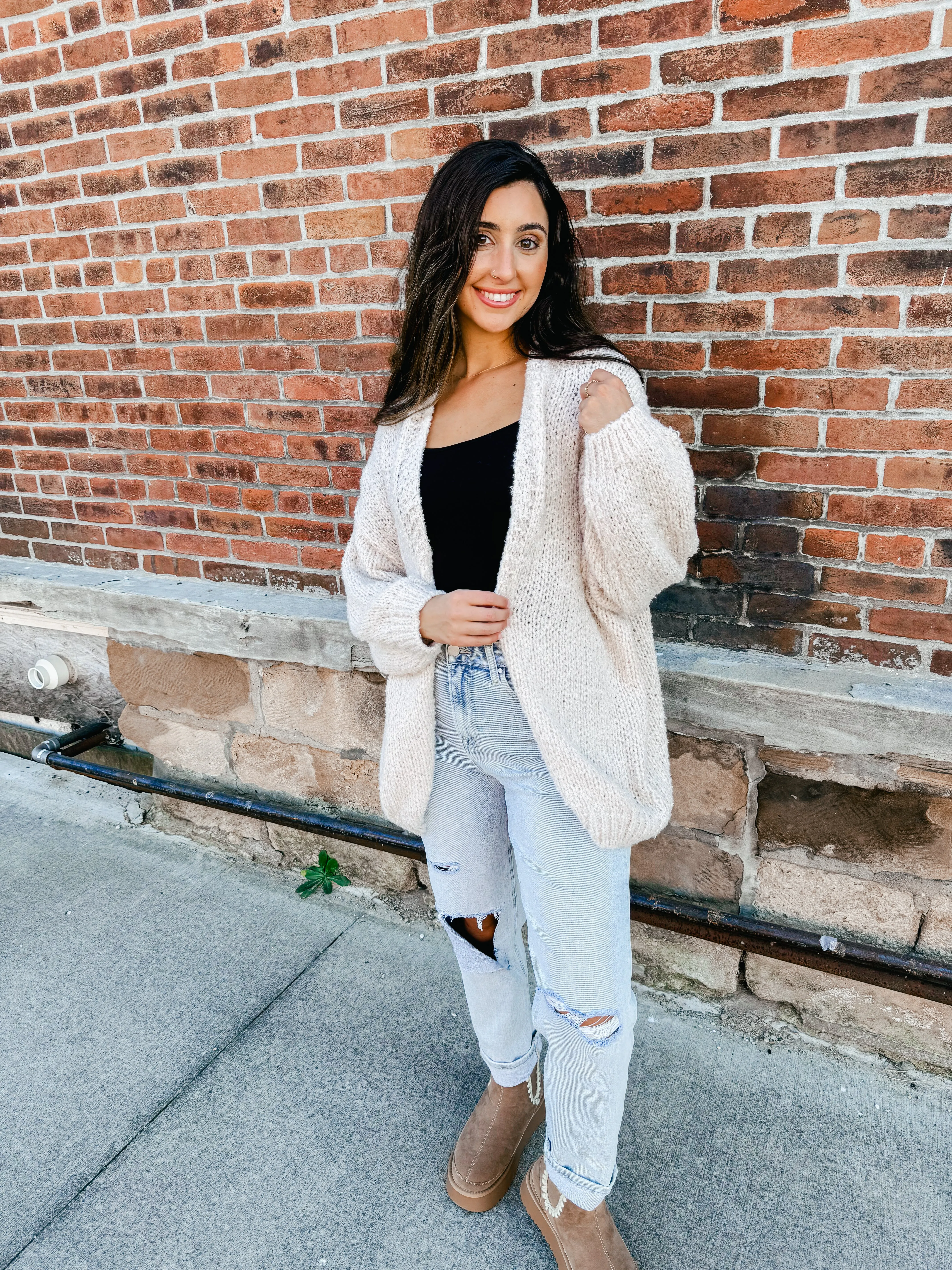 Nova- Brushed Cardigan