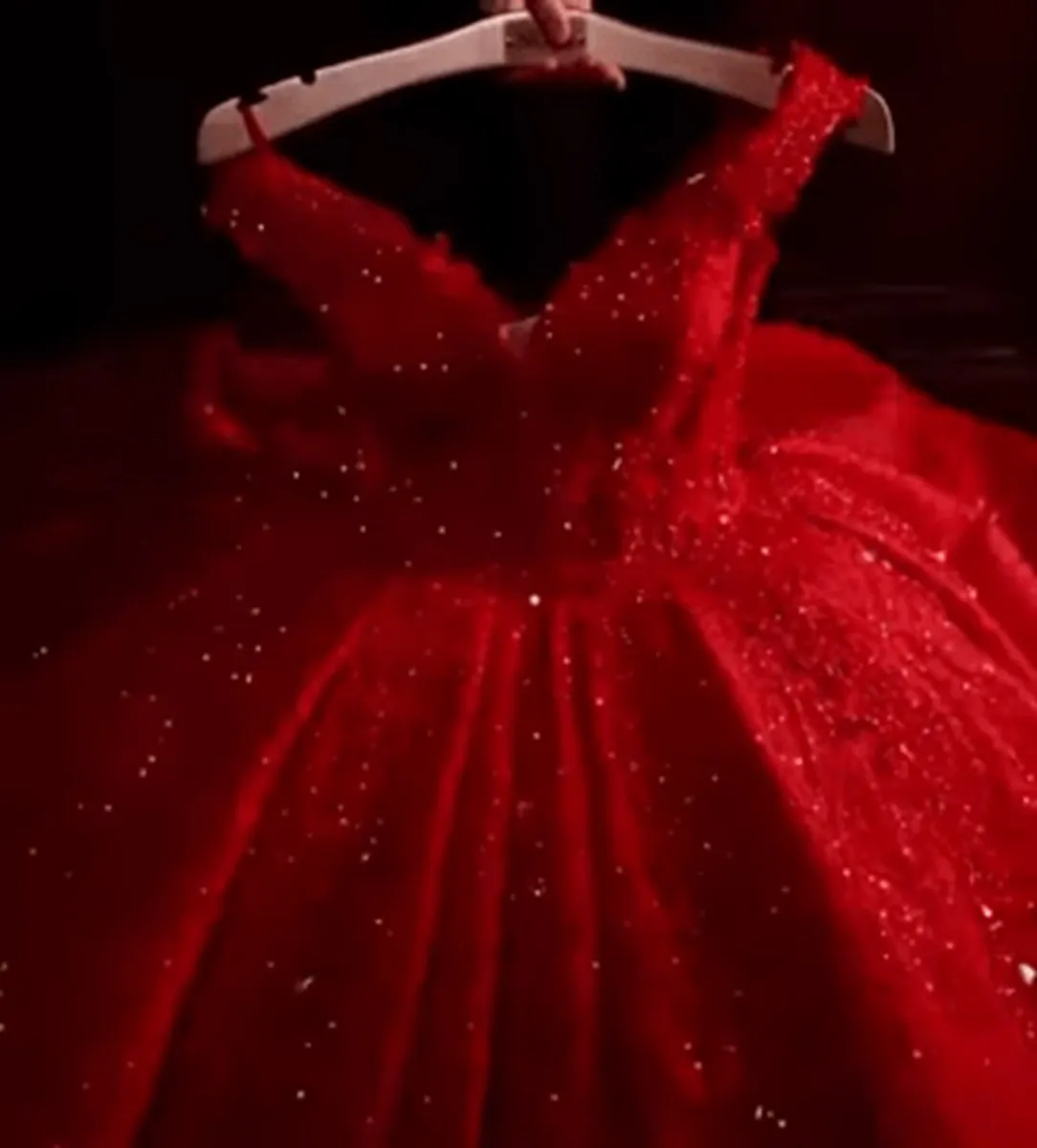 Off the Shoulder Ball Gown Sequined Quinceanera Dresses