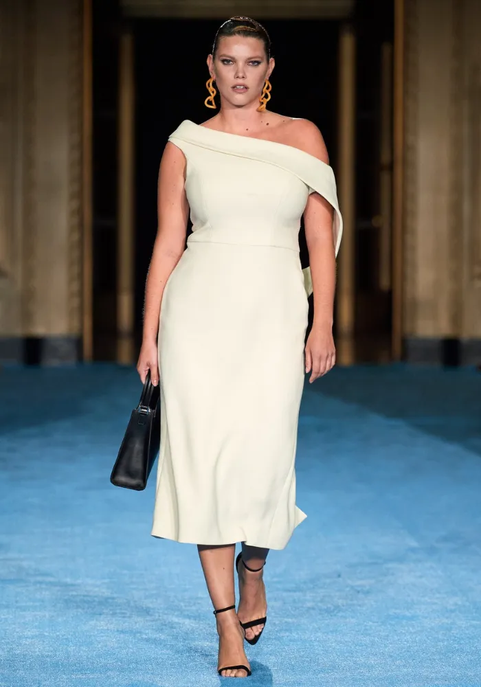 Off the Shoulder Drape Dress