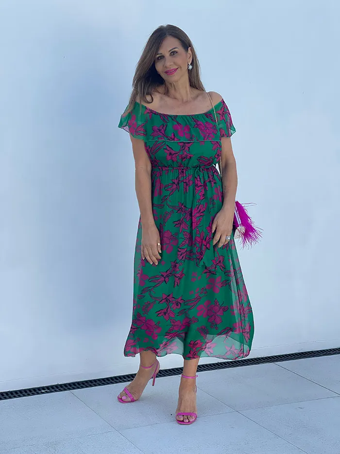 Off the shoulder Orchid Fantasy Dress