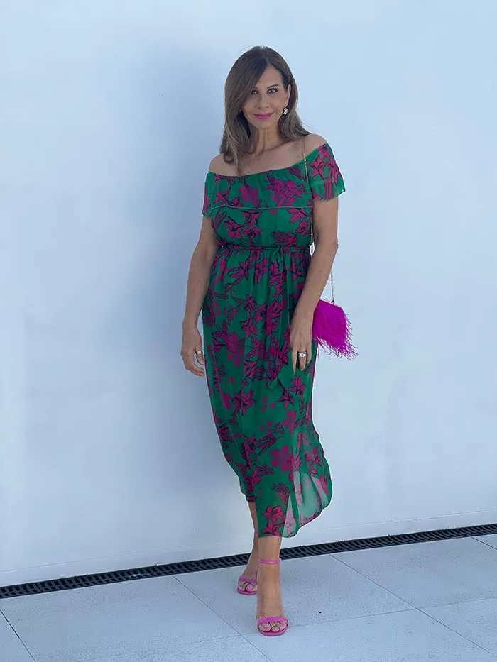 Off the shoulder Orchid Fantasy Dress