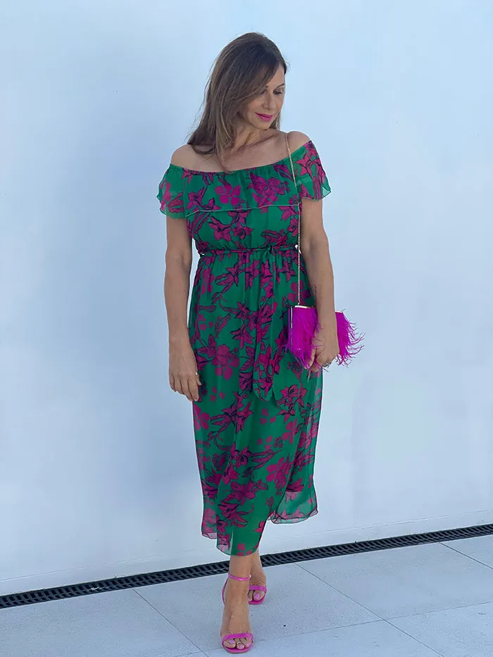Off the shoulder Orchid Fantasy Dress
