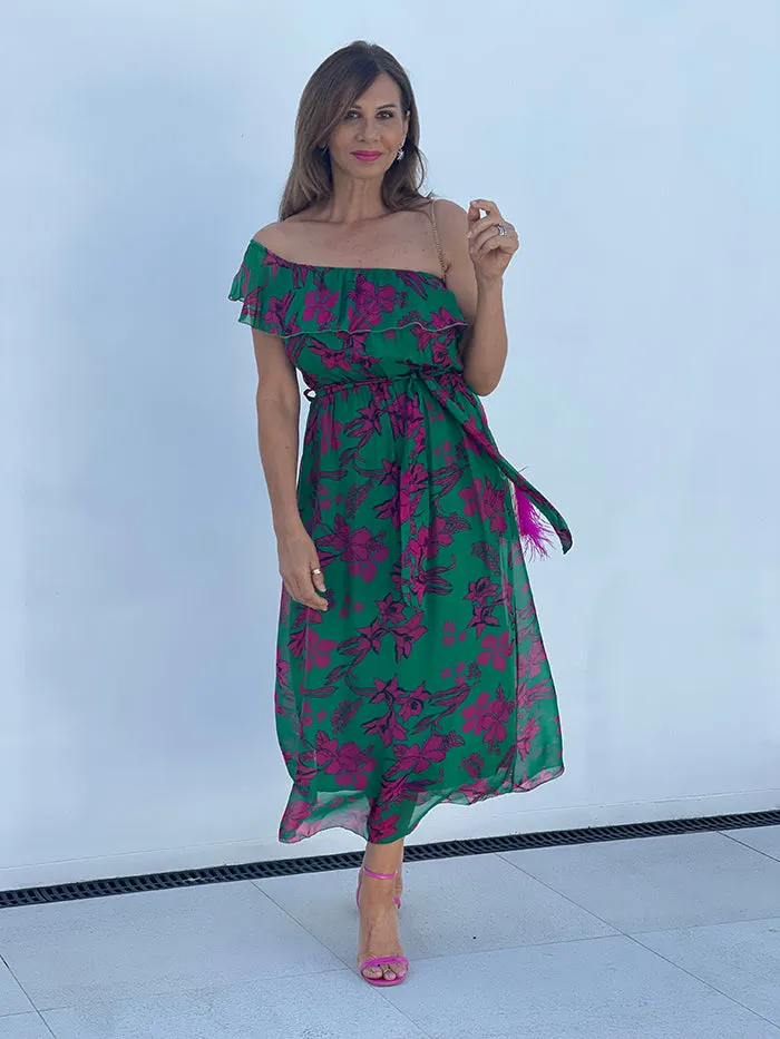 Off the shoulder Orchid Fantasy Dress