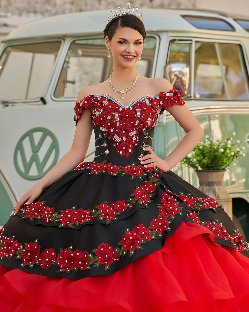 Off the Shoulder Quinceanera Dresses with Appliques